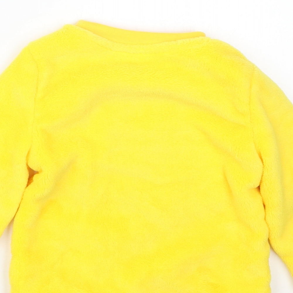 George Baby Yellow Geometric Babydoll Pyjama Top Size 12-18 Months - Pudsey