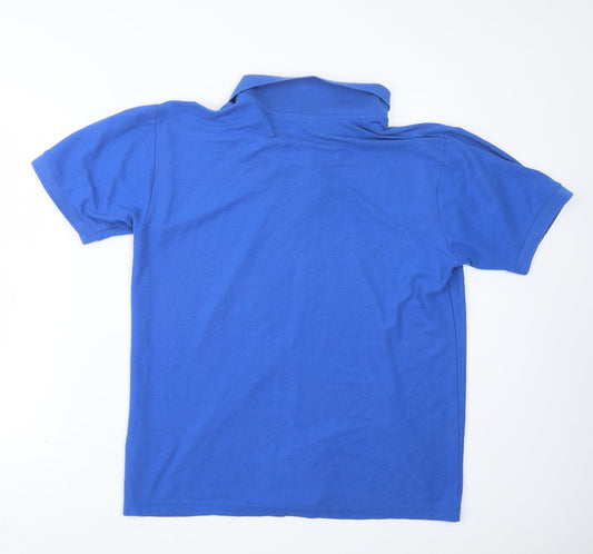 Alexandra Mens Blue Polo Size L