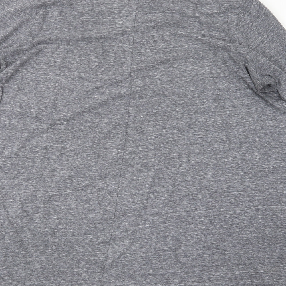 FOREVER 21 Womens Blue Basic T-Shirt Size XL