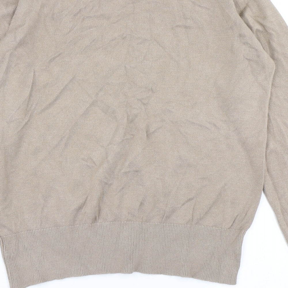 Womens UK Size 14 Plum Tree Brown Pullover Jumper