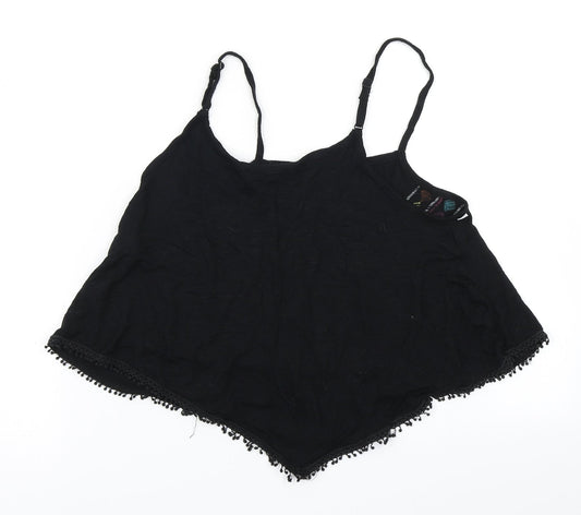 Womens UK Size 12 Select Black Cropped Tank