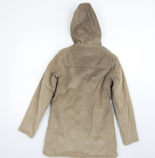 Womens UK Size 8 Preworn Beige Overcoat