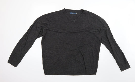 Mens UK Size 2XL BHS Grey Pullover Jumper