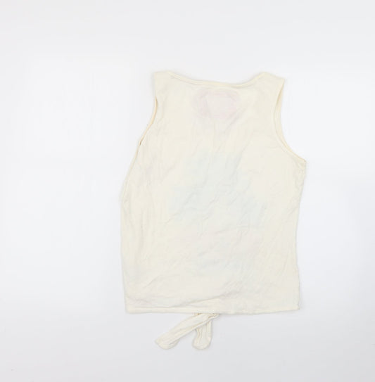 George Womens Multicoloured Geometric Basic T-Shirt Size 10