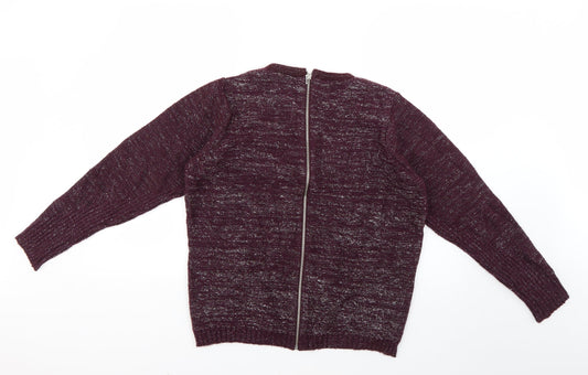 Anthology Womens Purple Pullover Jumper Size 12