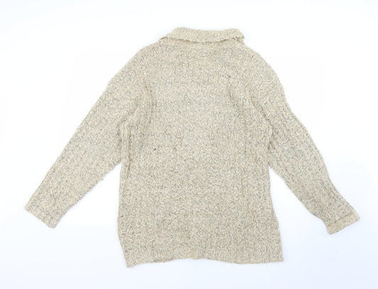 Womens UK Size M zingara Beige Cardigan Jumper