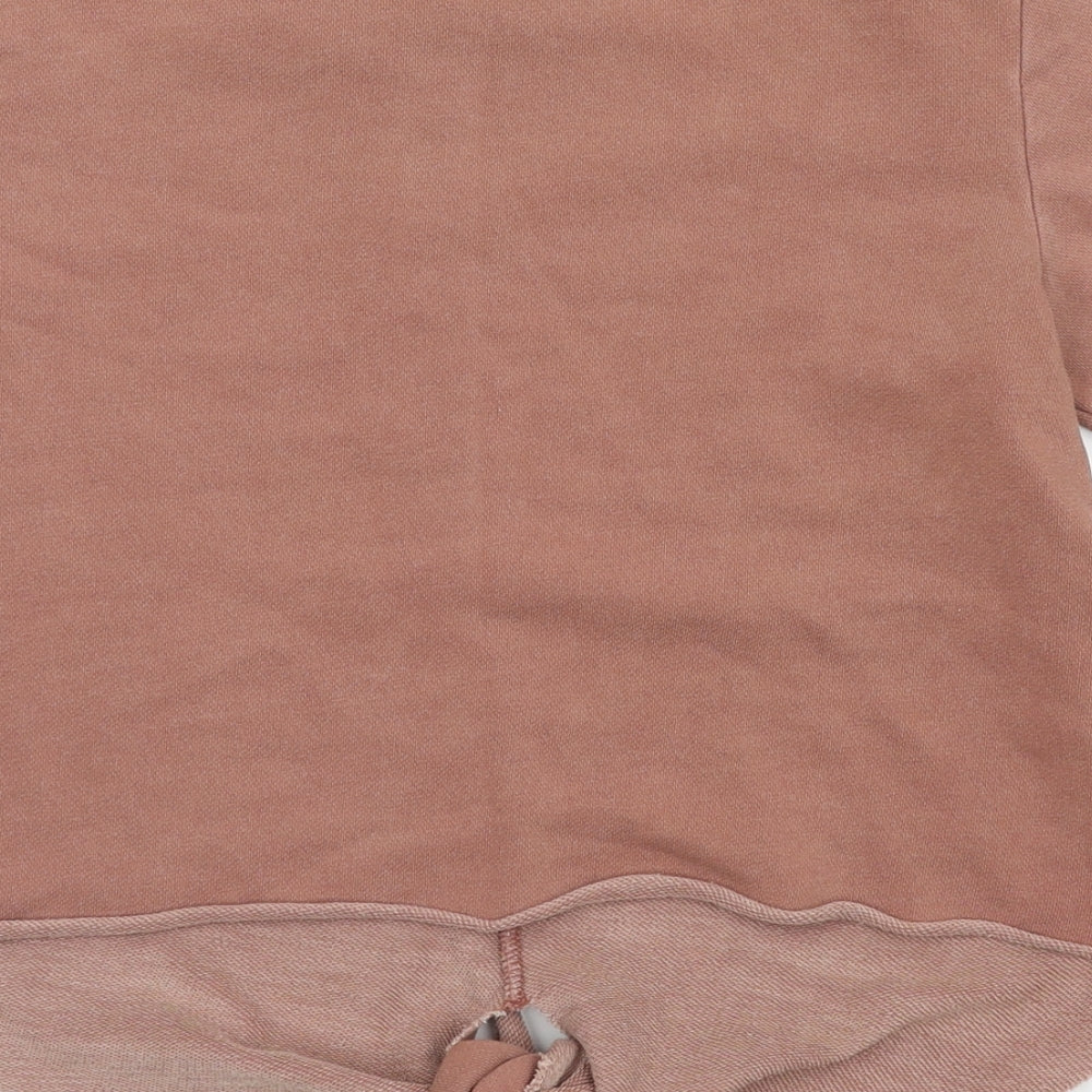 Womens UK Size S H&M Pink Basic T-Shirt