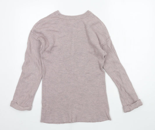 Primark Womens Pink Knit Pullover Jumper Size 6