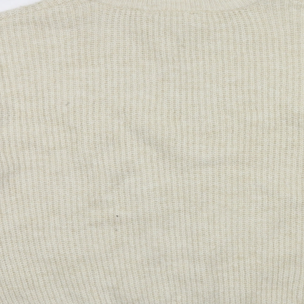 Primark Womens Ivory Knit Pullover Jumper Size 12
