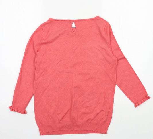 Womens UK Size 10 M&Co Multicoloured Pullover Jumper