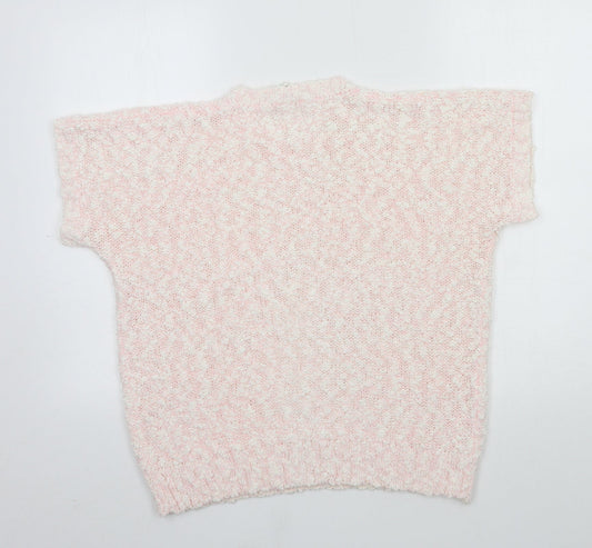 Womens UK Size 18 Preworn Pink Pullover Jumper