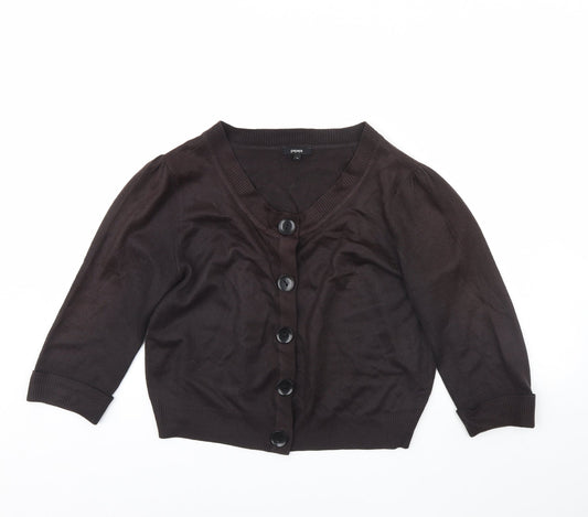 Womens UK Size 14 Papaya Brown Jacket