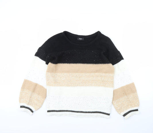 Womens UK Size S Klass Beige Pullover Jumper