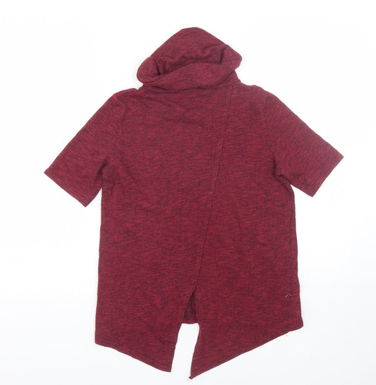 Womens UK Size 8 Miss Selfridge Red Basic T-Shirt