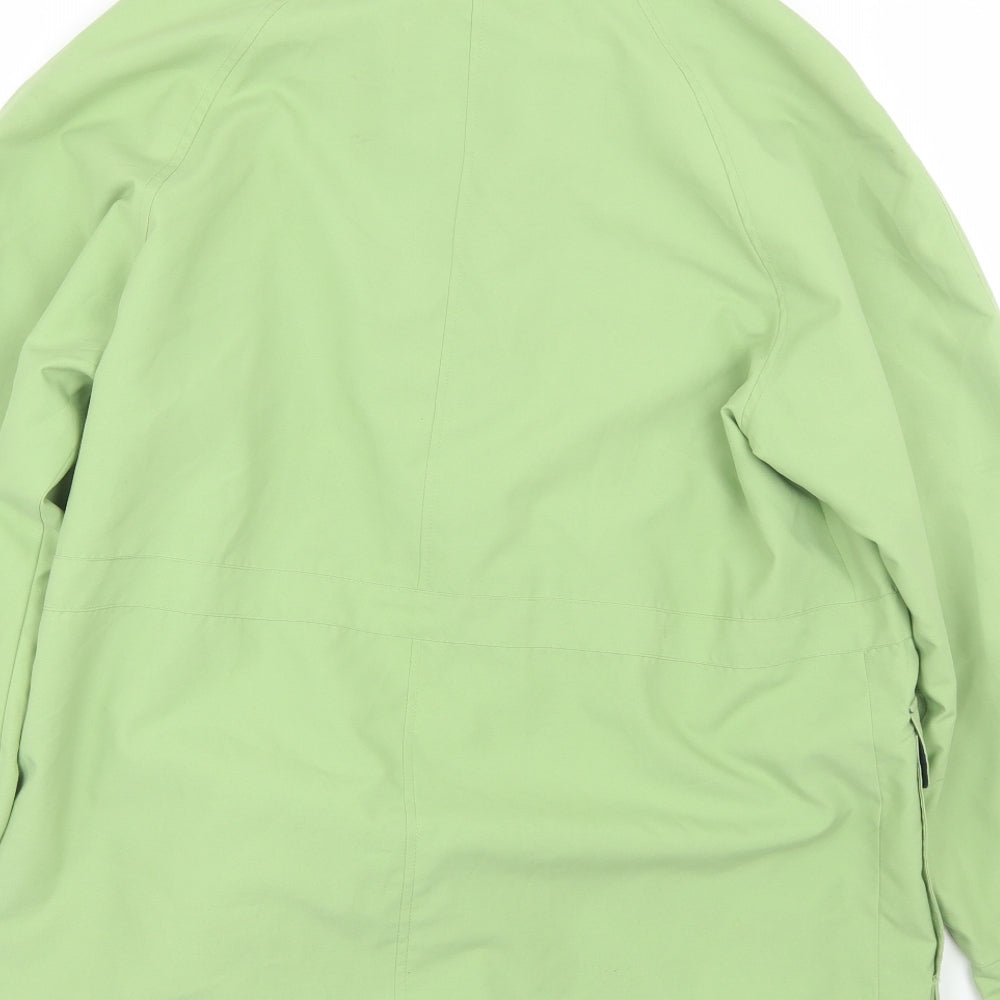 Compliments outwear Womens Green Rain Coat Coat Size 14