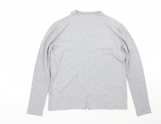 Womens UK Size L Preworn Grey Pullover Jumper