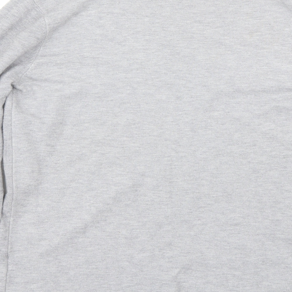 Womens UK Size L Preworn Grey Pullover Jumper