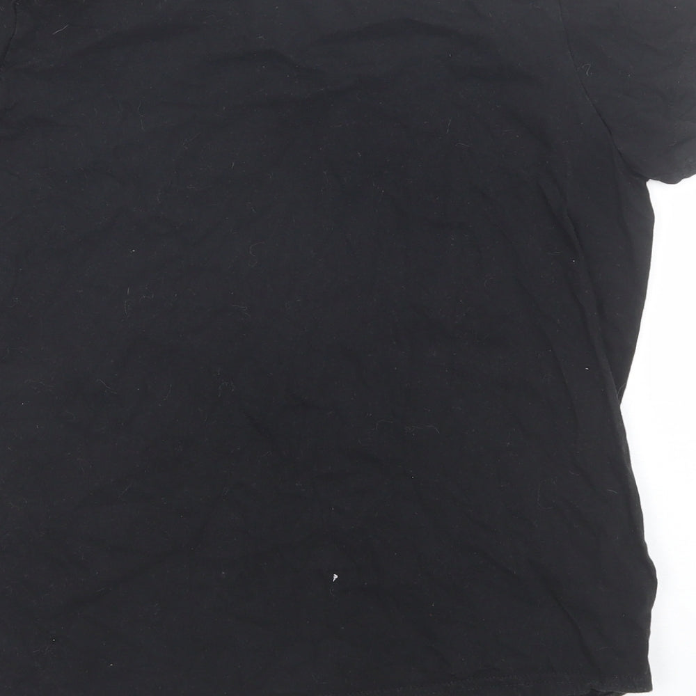 Boohoo Womens Black Basic T-Shirt Size S