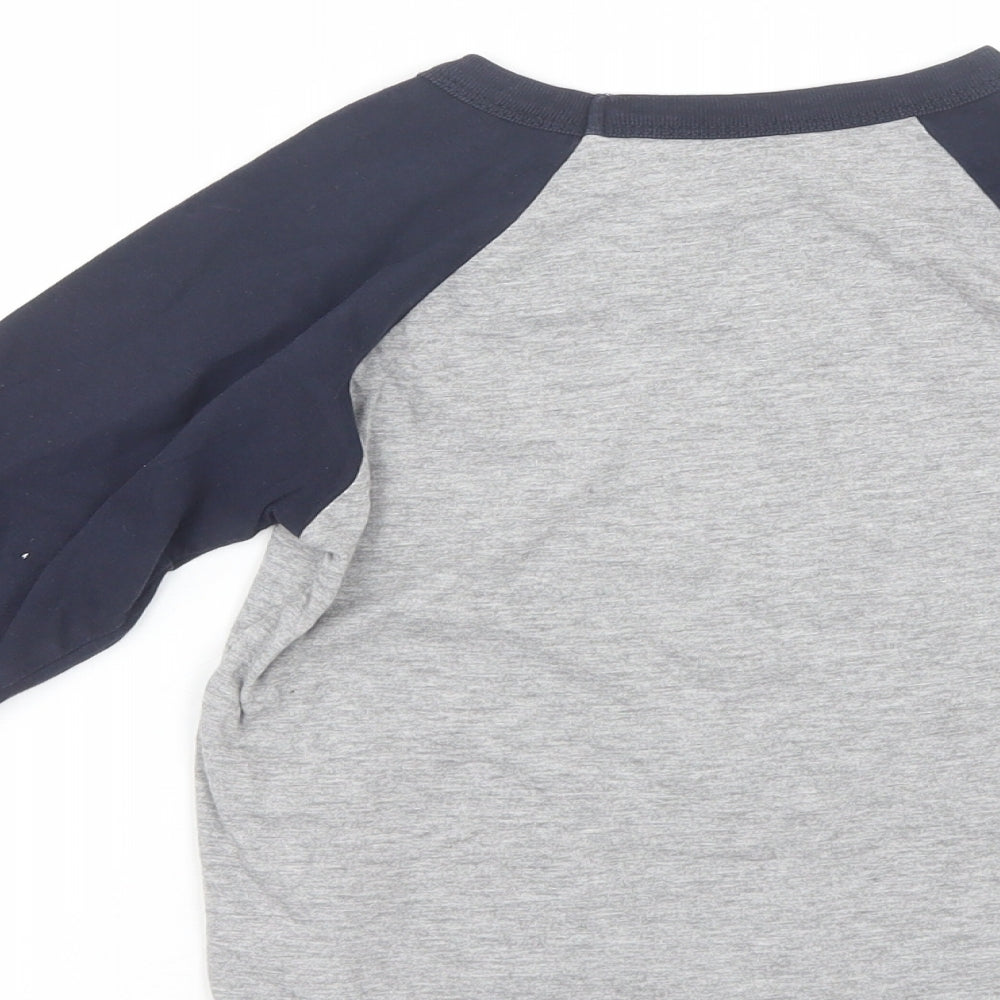 USA inc Boys Grey Basic T-Shirt Size 6-7 Years - NYC