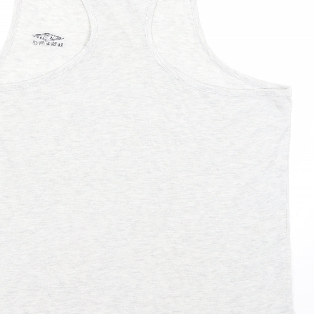 Umbro Mens Grey Basic Tank Size L