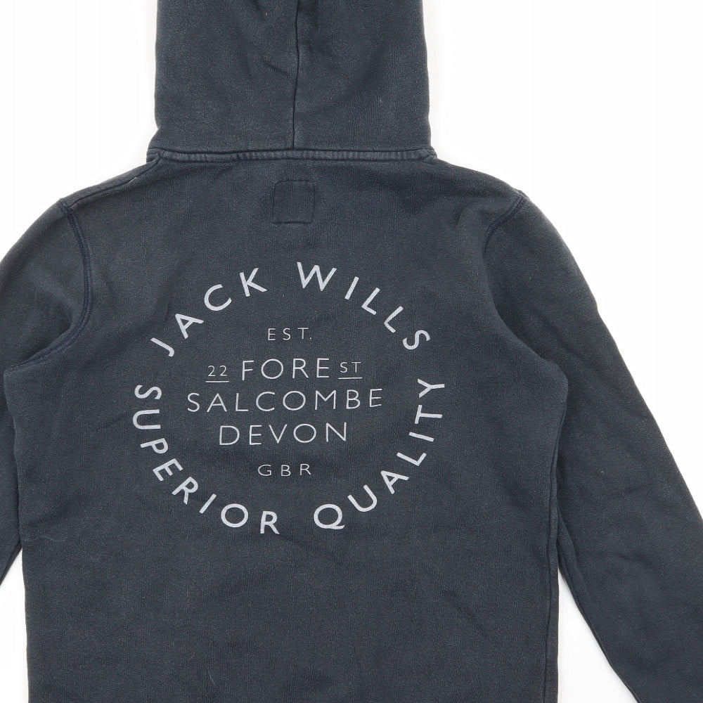 JACK WILLS Womens Blue Pullover Jumper Size 8