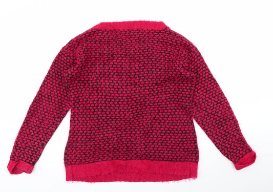 Womens UK Size M casamia Red Pullover Jumper