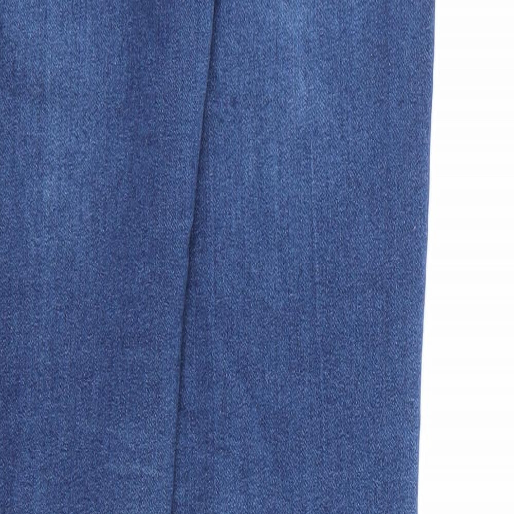 DENIM & CO Womens Blue Skinny Jeans Size 8 L29 in