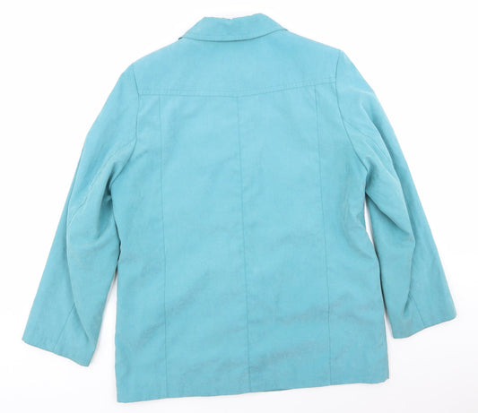 Womens UK Size 14 EWM Blue Jacket