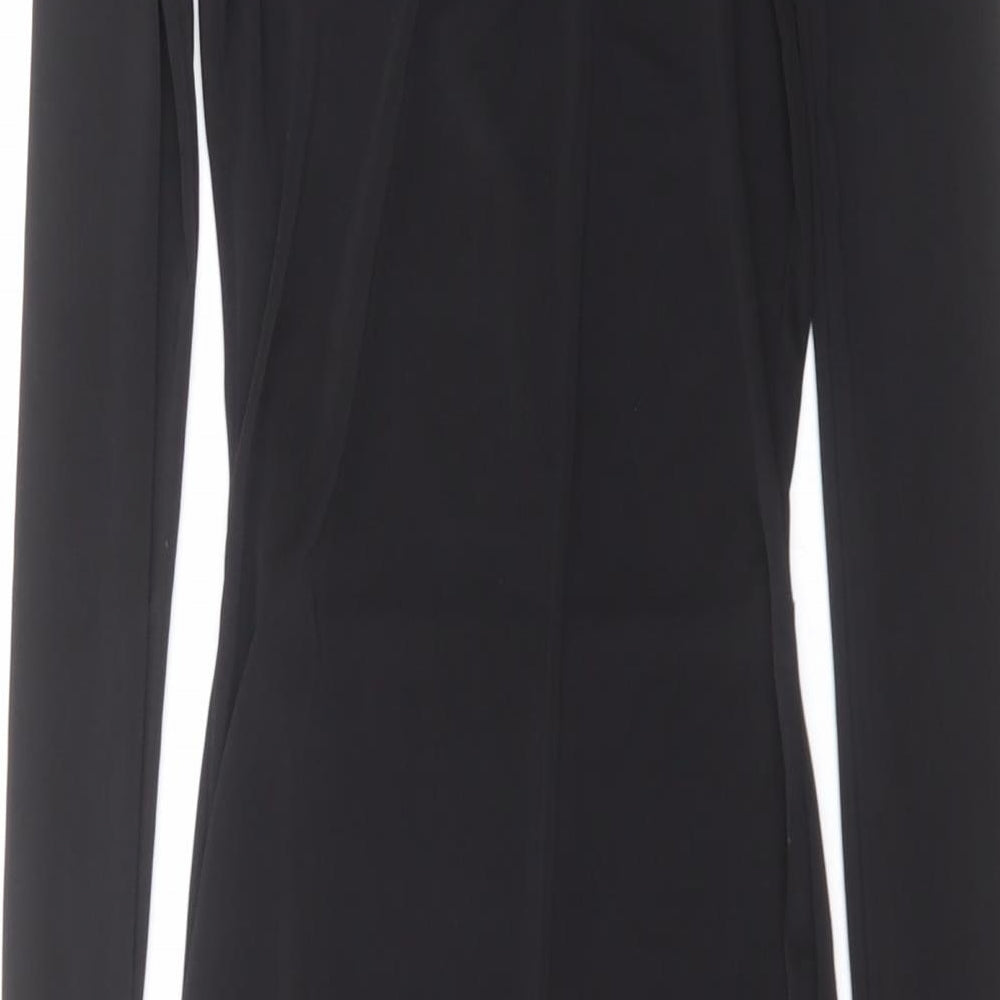 PRETTYLITTLETHING Womens Black Bodycon Size 4