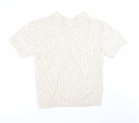 Gap Womens Beige Knit Pullover Jumper Size S