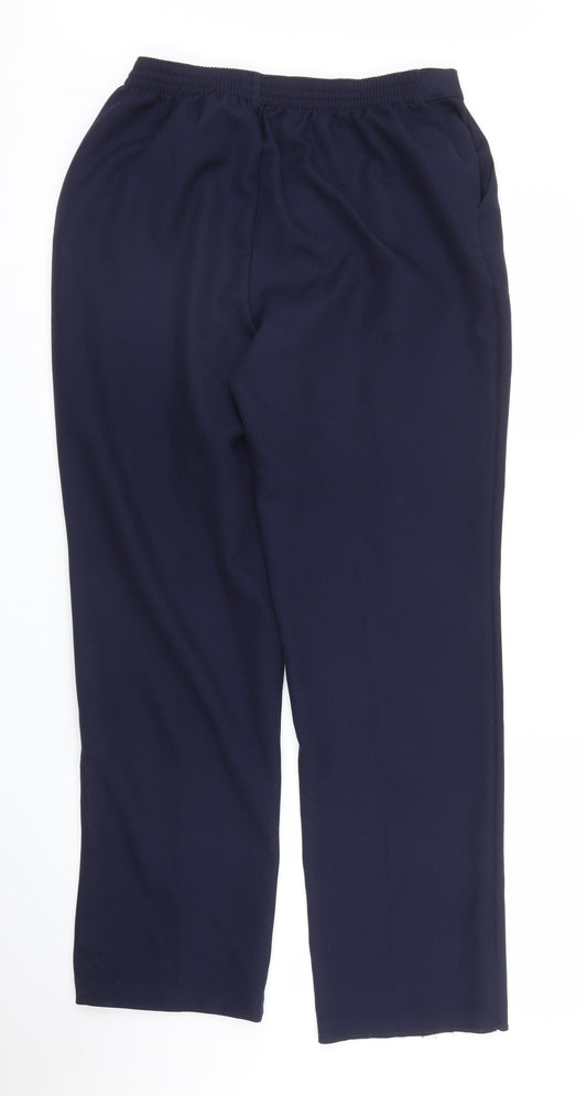 Matalan Womens Blue Trousers Size 12 L29 in