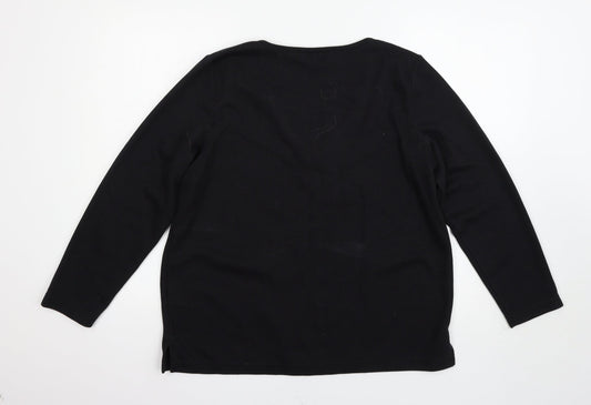 Womens UK Size M BM Black Pullover Jumper