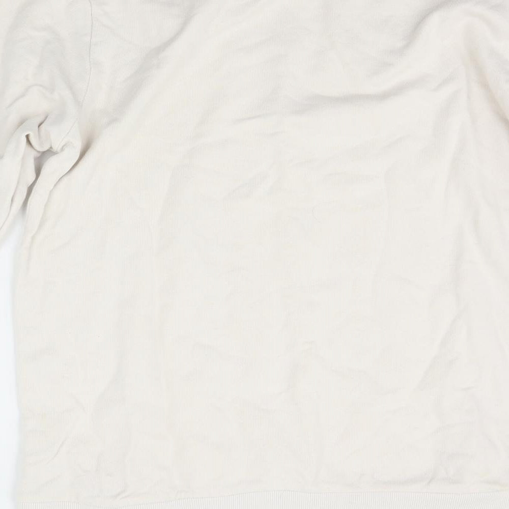 Womens UK Size 12 Topshop Beige Pullover Jumper