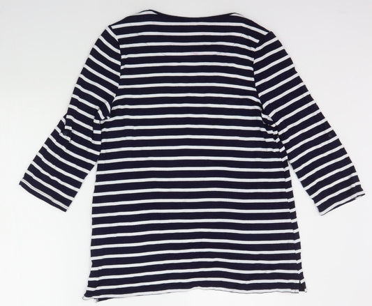 Womens UK Size 12 Roman Blue Pullover Jumper
