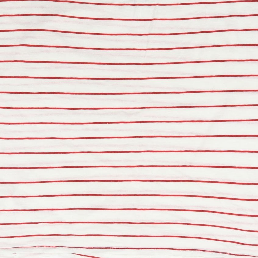 Womens UK Size 8 New Look White Basic T-Shirt