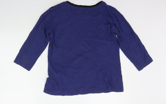 SINSAY Womens Blue Basic T-Shirt Size M