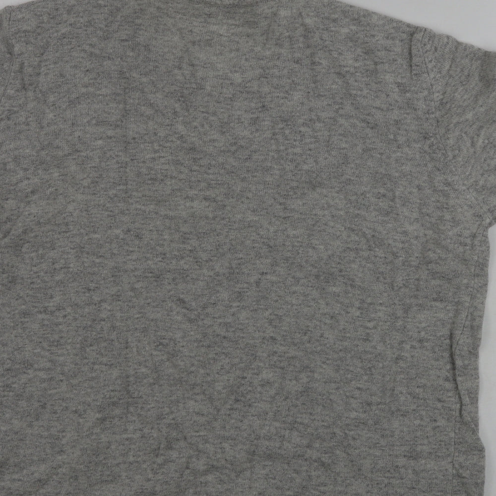 Womens UK Size 4 Artigiano Grey Pullover Jumper