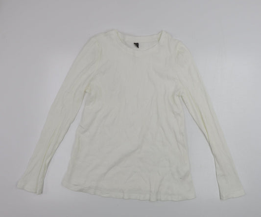 Womens UK Size XL shein Ivory Pullover Jumper