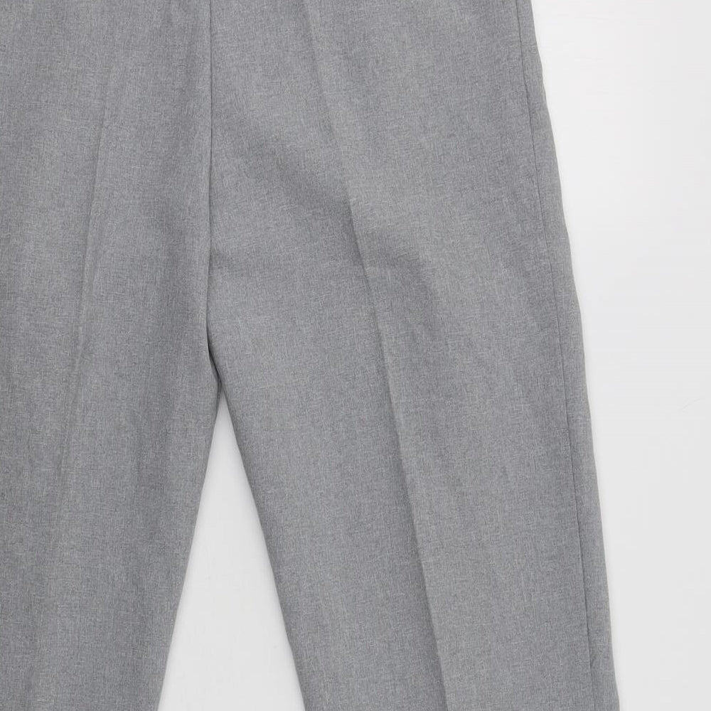 Womens UK Size 12 Preworn Regular Fit Grey Trousers
