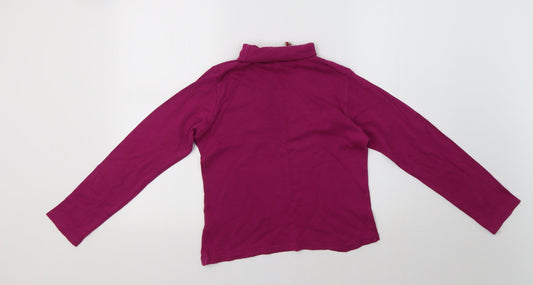 EWM Womens Pink Basic T-Shirt Size 10