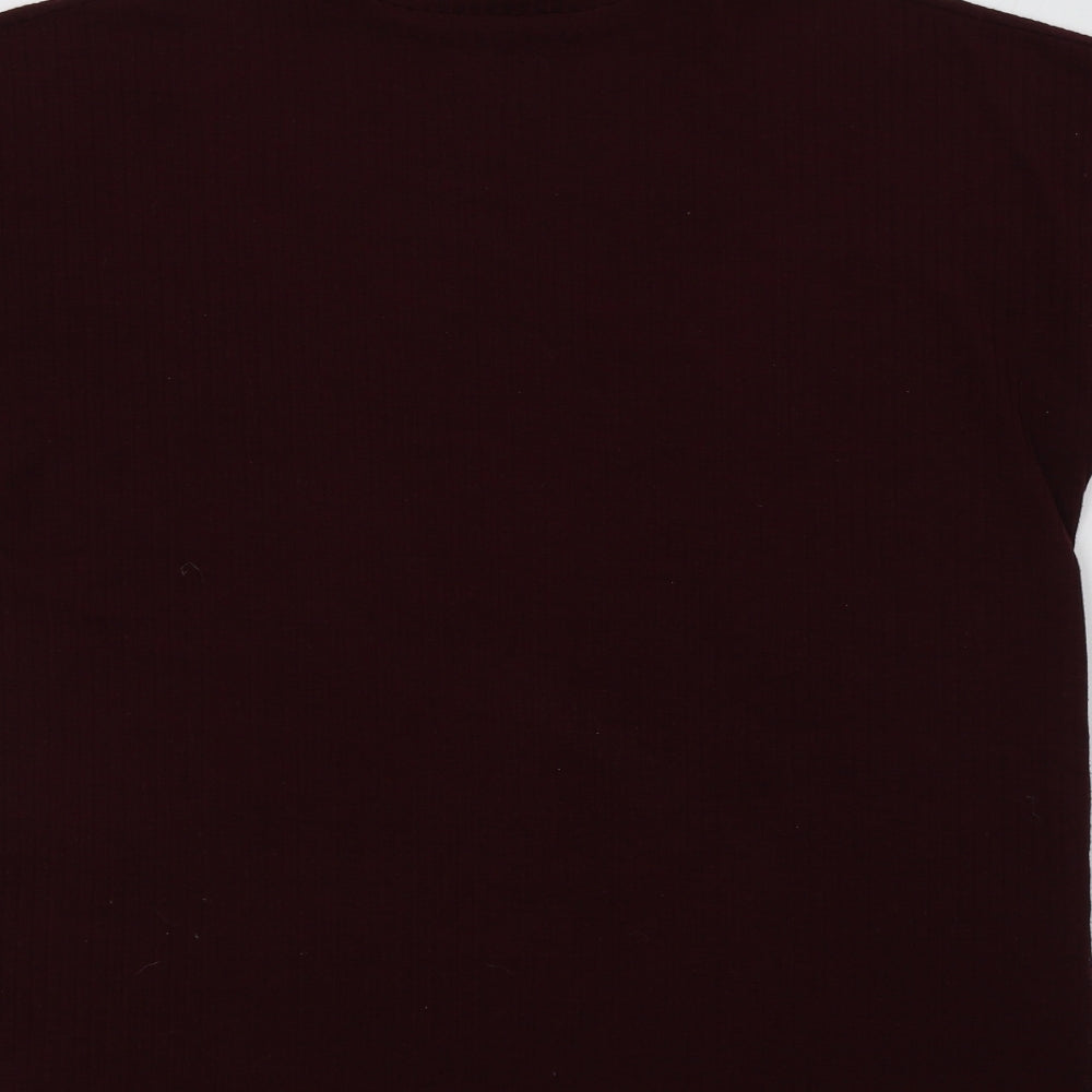 Womens UK Size 12 M&Co Purple Basic Blouse