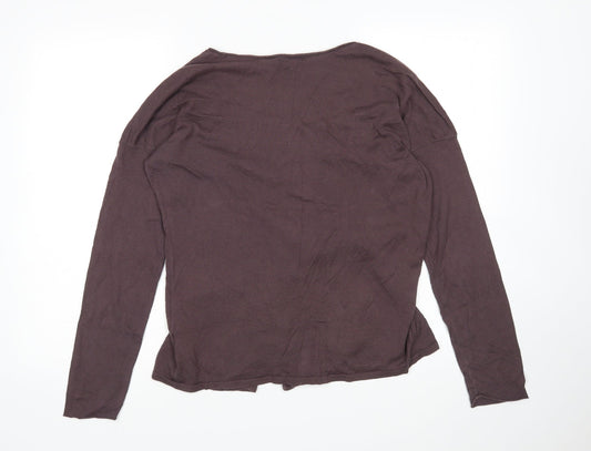 Gap Womens Purple Cardigan Jumper Size M