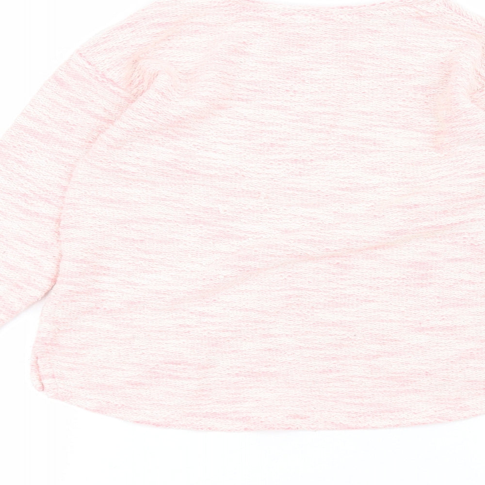 Miss e-vie Girls Pink Pullover Jumper Size 9-10 Years