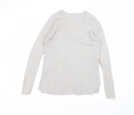 John Lewis Womens Brown Pullover Jumper Size 8