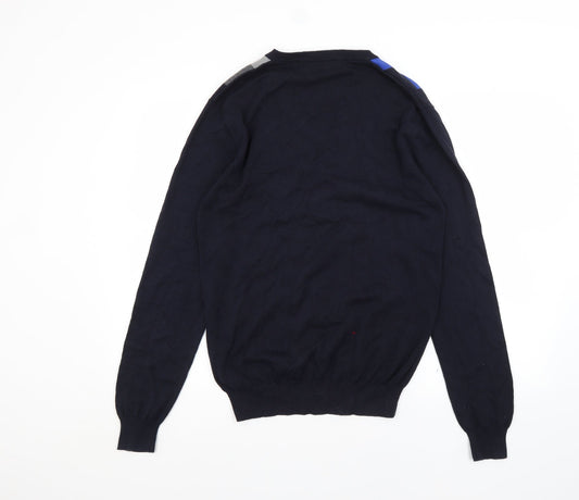 Marks and Spencer Mens Blue Pullover Jumper Size M