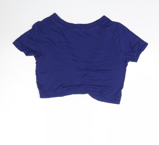 Damart Womens Blue Cardigan Jumper Size 14