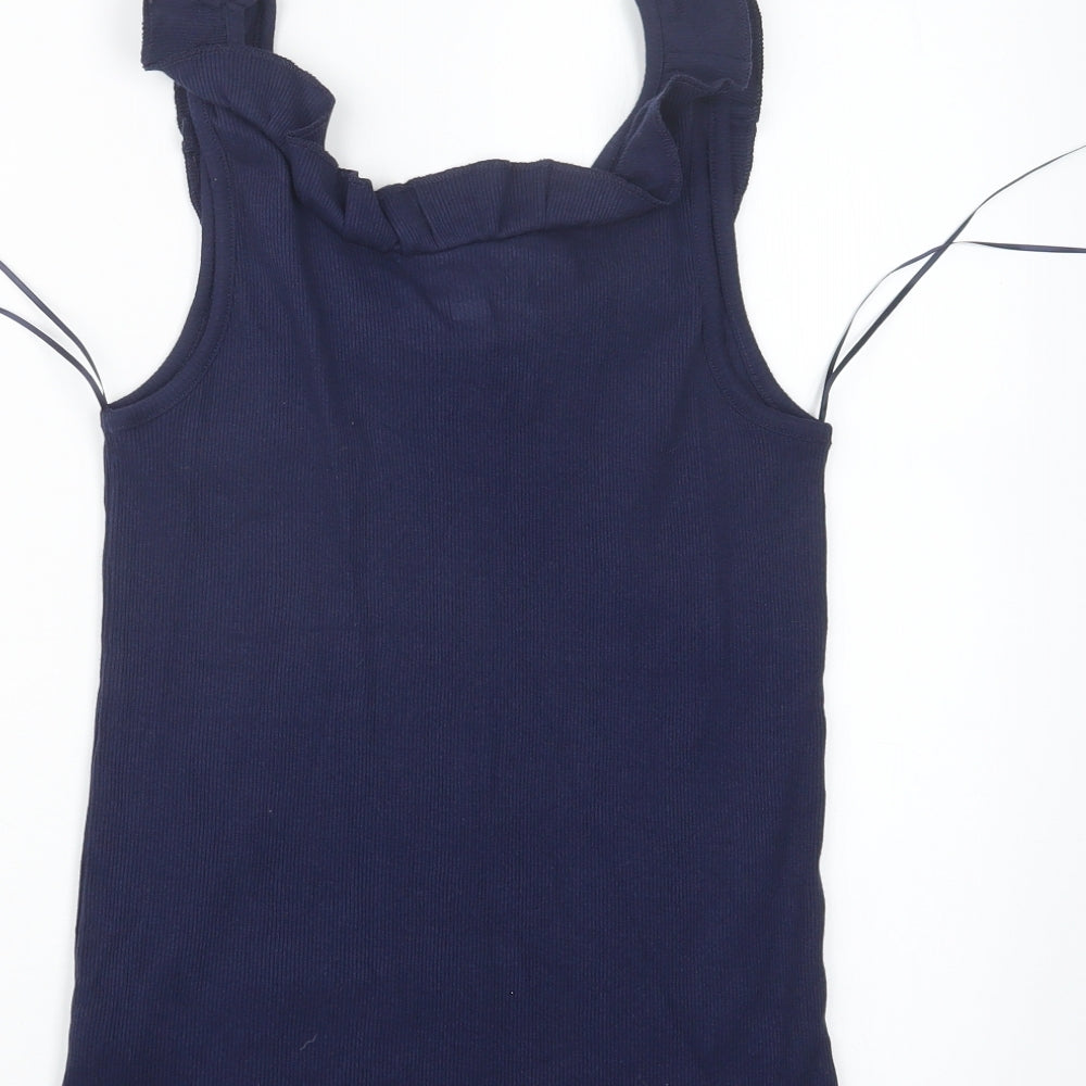 F&F Womens Blue Basic T-Shirt Size 8