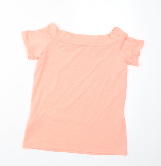 Womens UK Size 14 Atmosphere Pink Basic T-Shirt