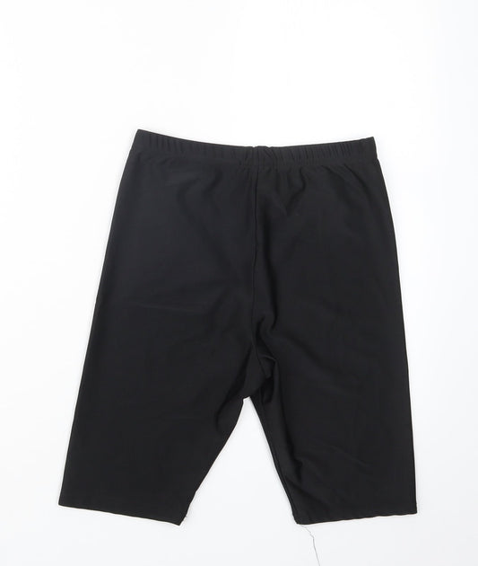 I SAW IT FIRST Womens Black   Bermuda Shorts Size 10