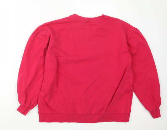 F&F Womens Pink Pullover Jumper Size 14